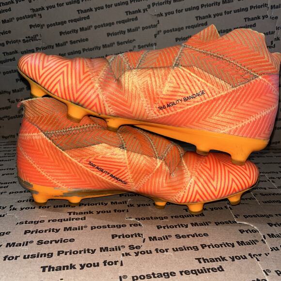Adidas Nemeziz DA9589 Orange Cleats Men’s Sz 7.5 Football/Soccer main image 8